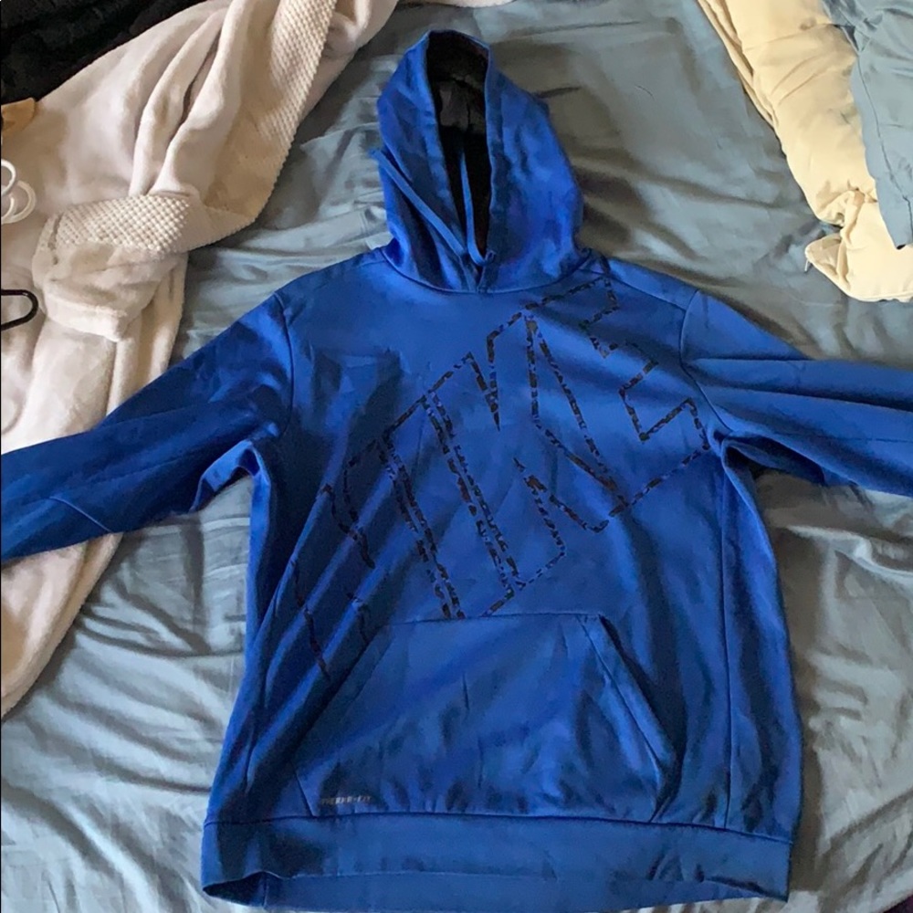Blue Nike sweatshirt